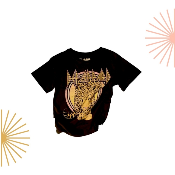 Girl's Def Leppard Short Sleeve Tee - Picture 2 of 2